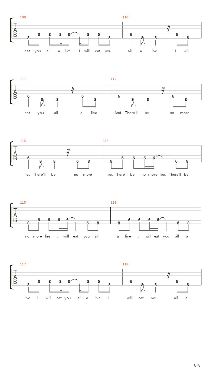 Where I End And You Begin吉他谱