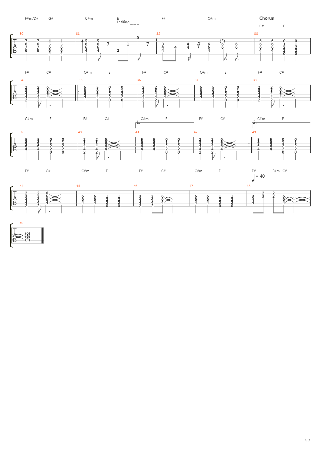 You And Whose Army吉他谱