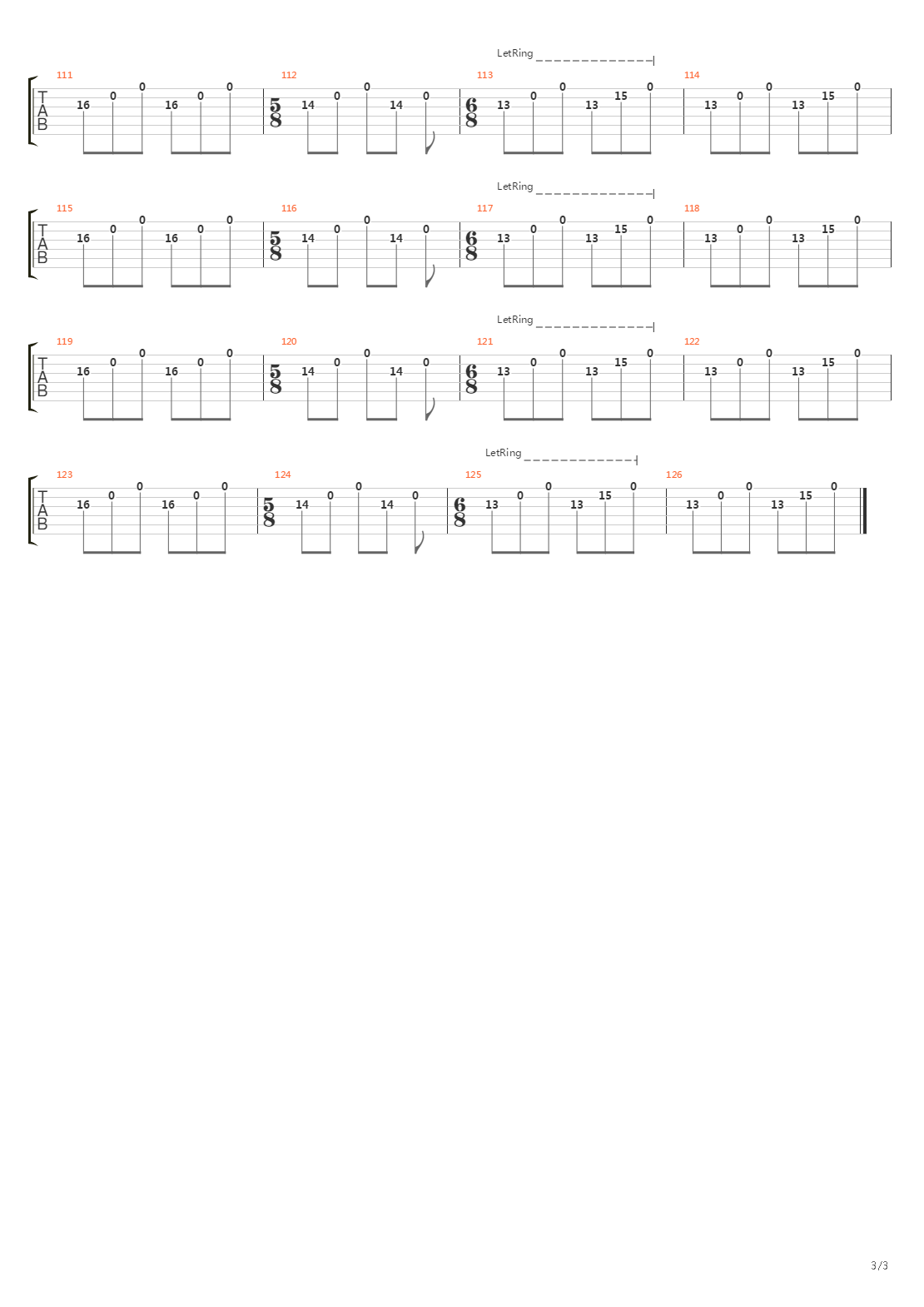 You吉他谱