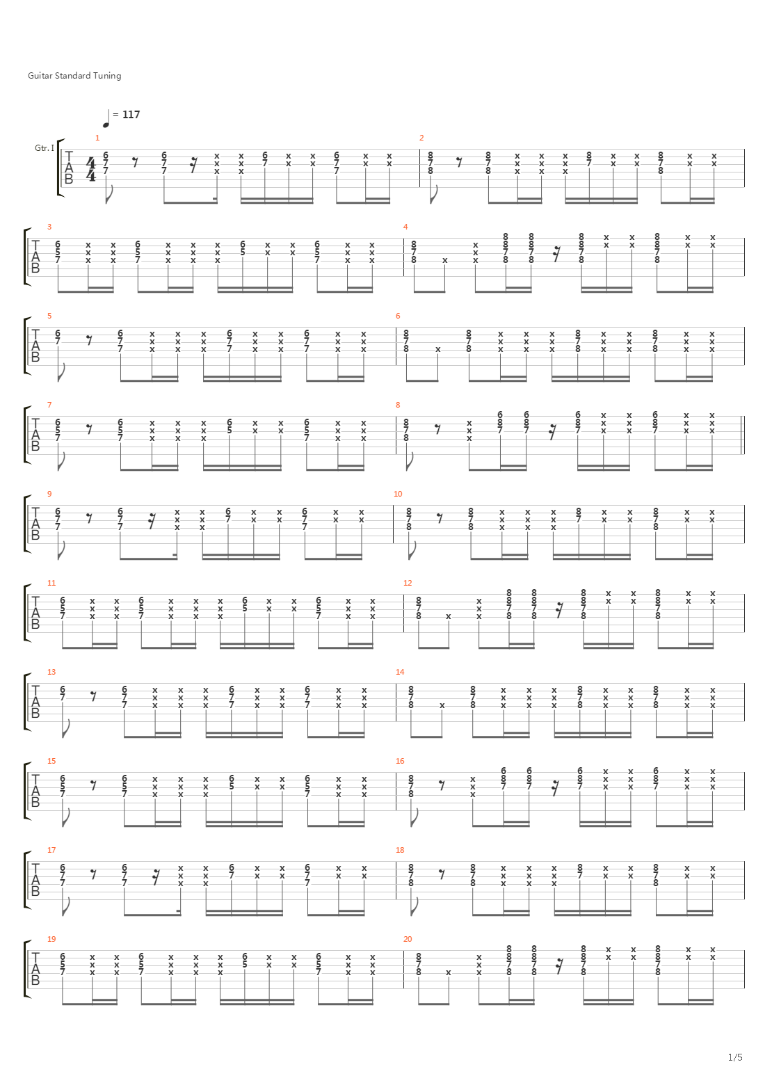 21st Century吉他谱