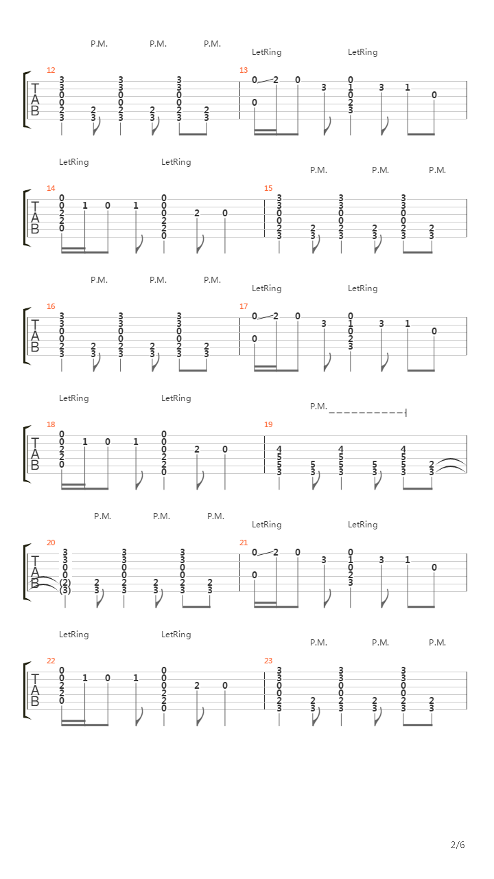 Brendans Death Song吉他谱