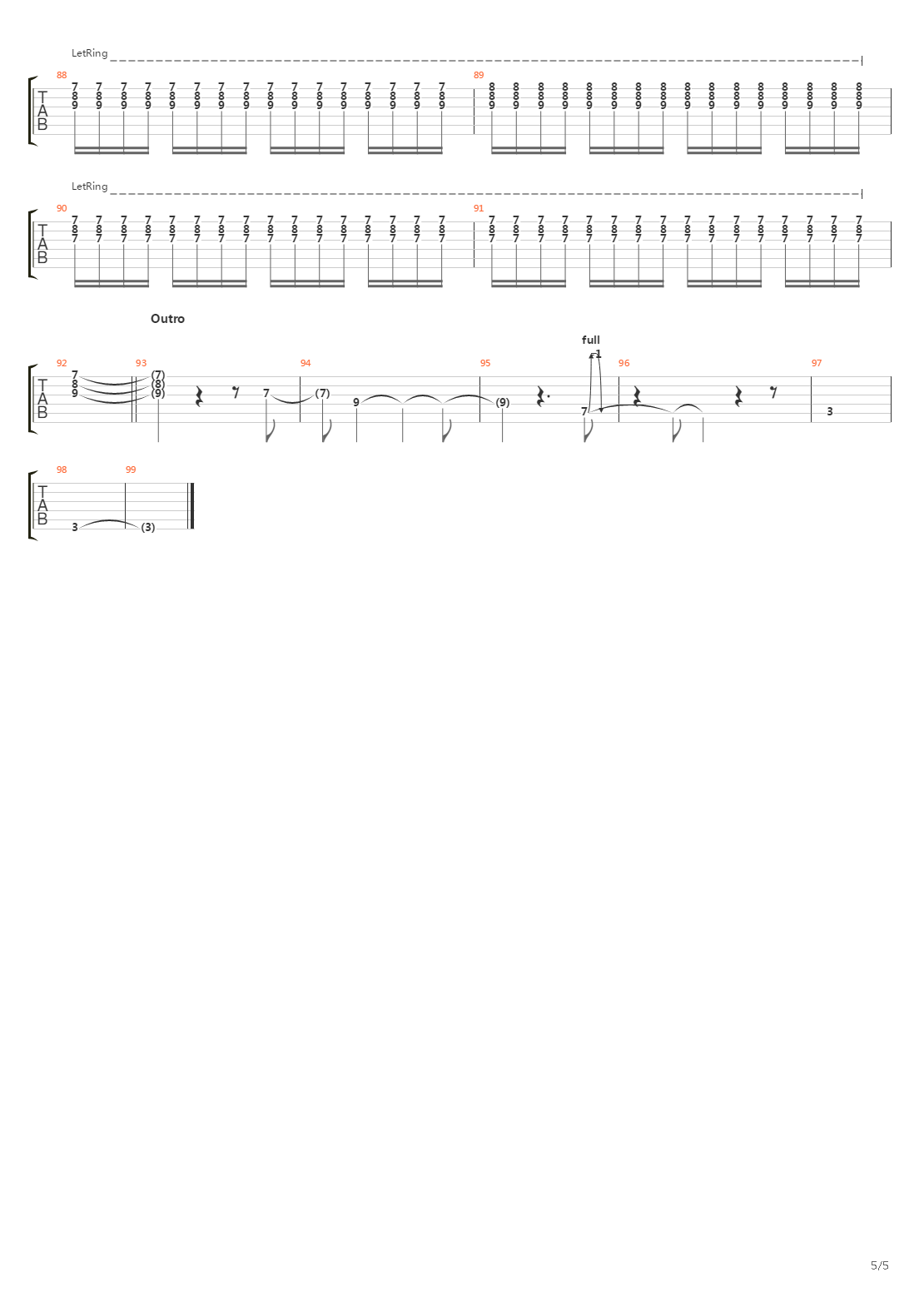 Bunker Hill吉他谱