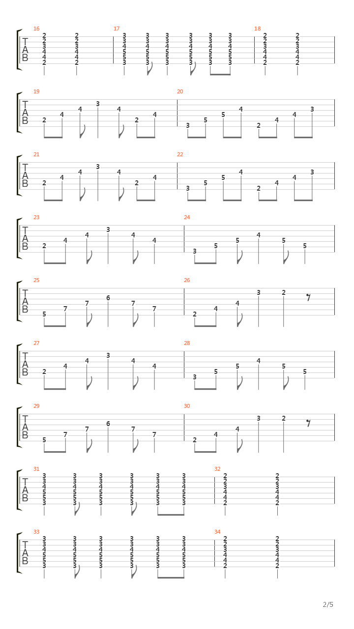 Havana Affair吉他谱