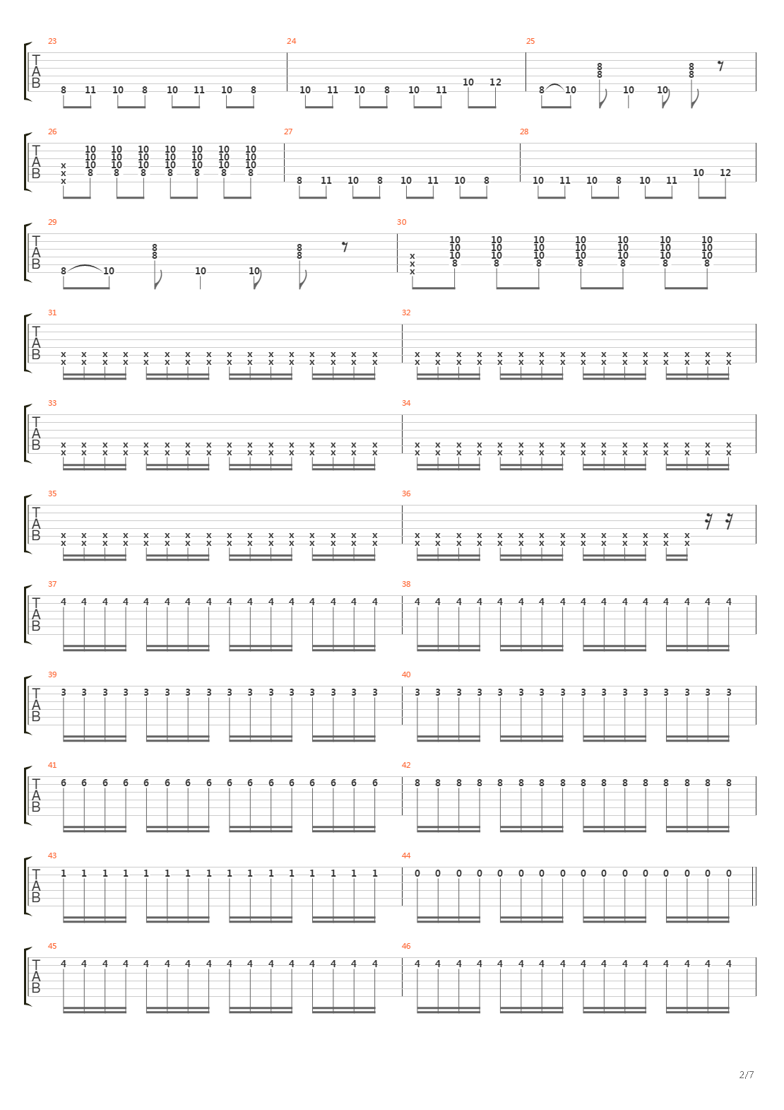 Parallel Universe吉他谱