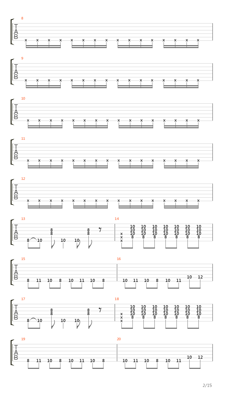 Parallel Universe吉他谱