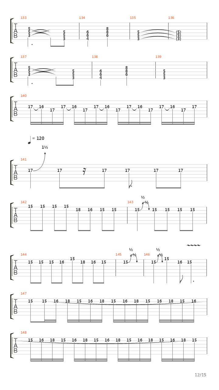 Parallel Universe吉他谱