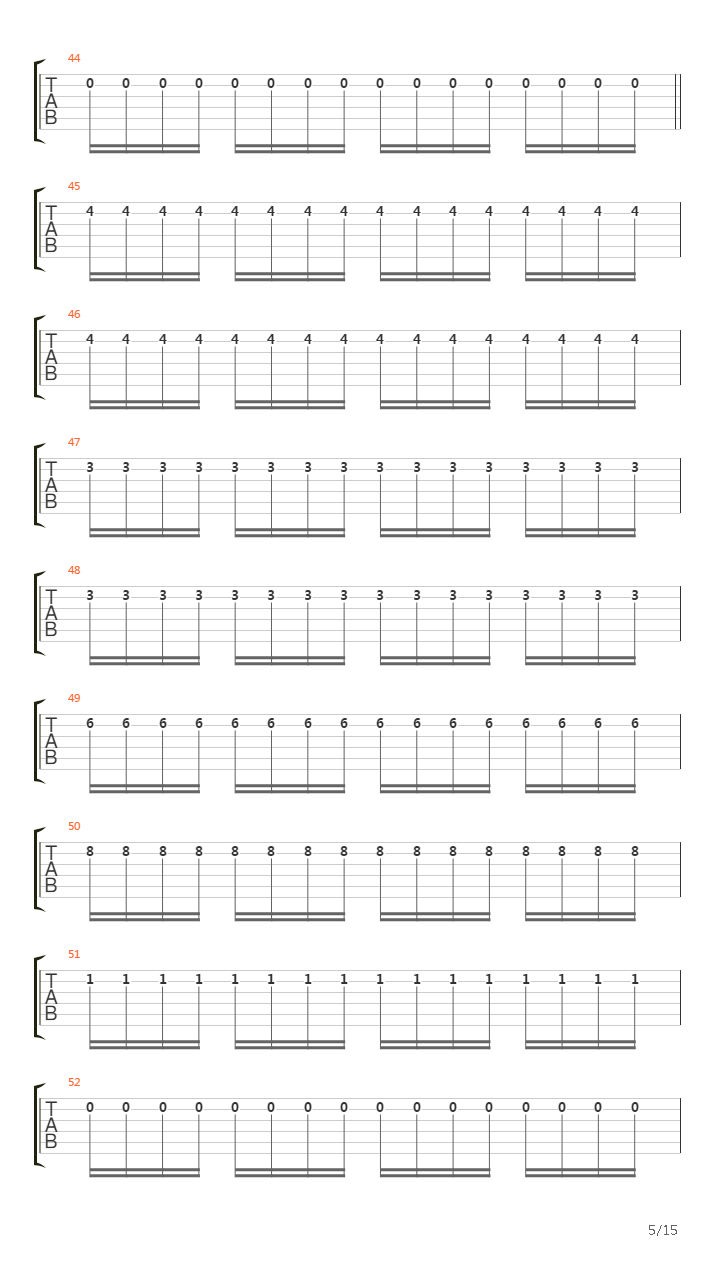 Parallel Universe吉他谱