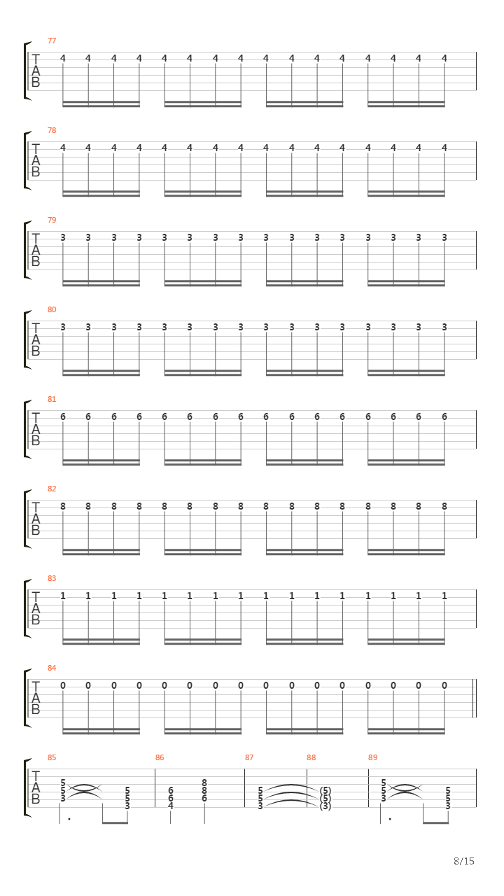 Parallel Universe吉他谱