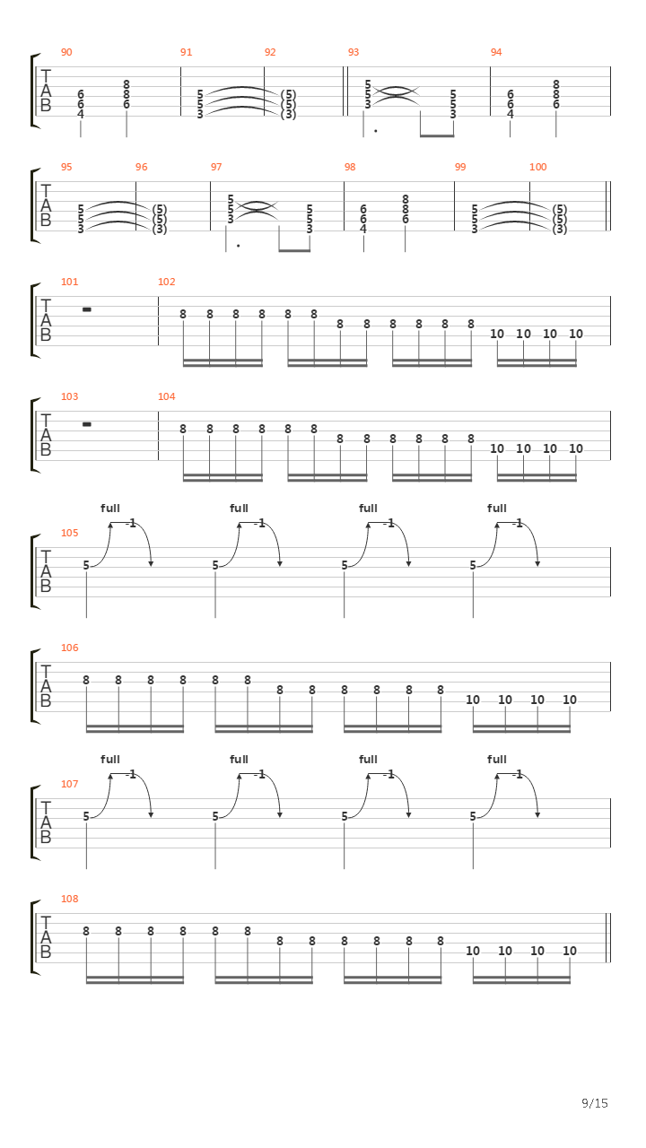 Parallel Universe吉他谱