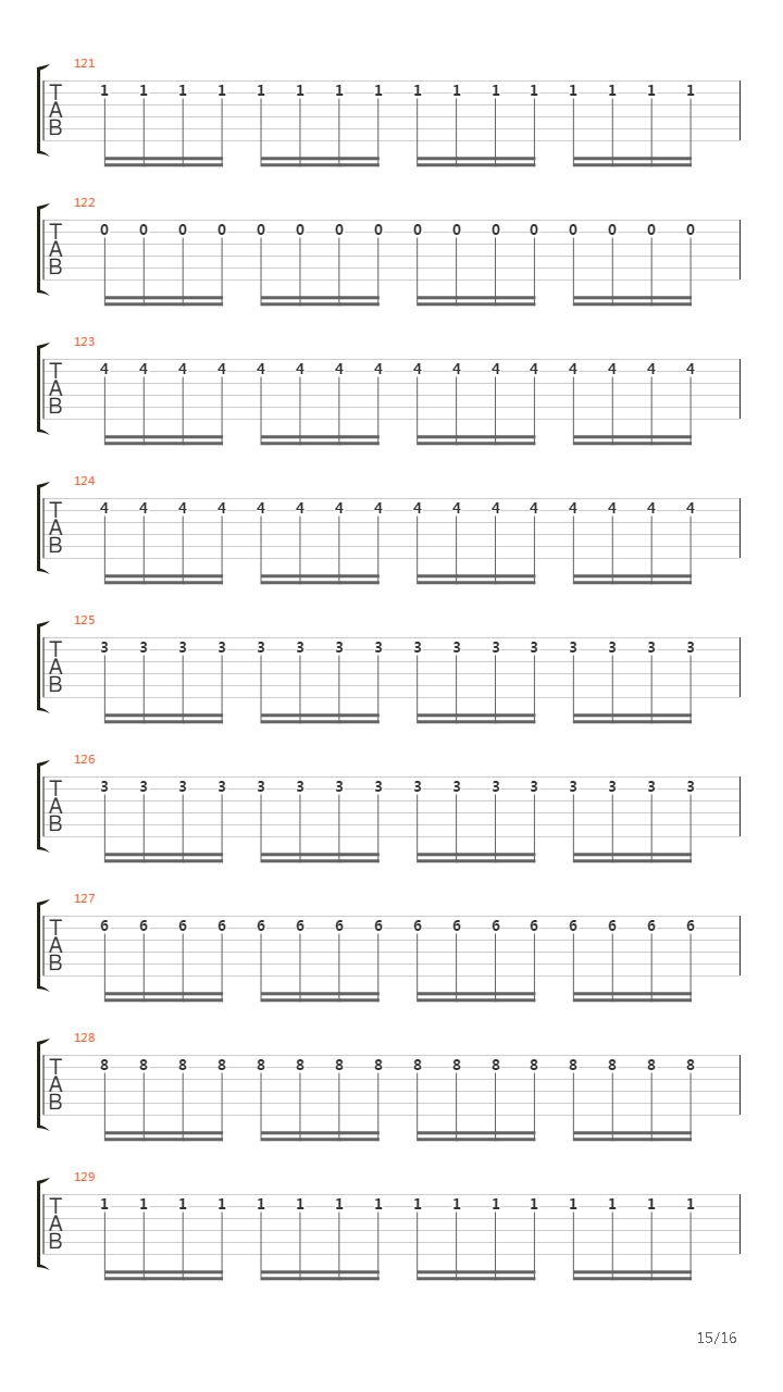 Parallel Universe吉他谱