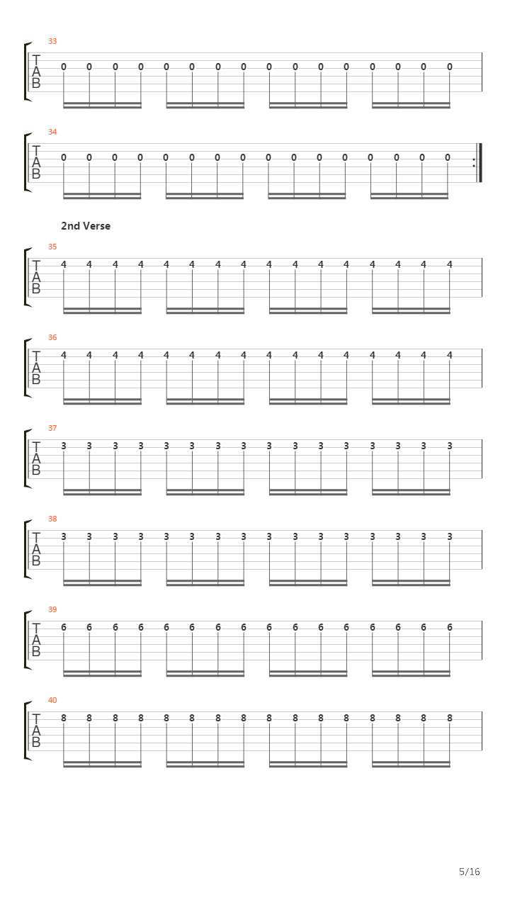 Parallel Universe吉他谱