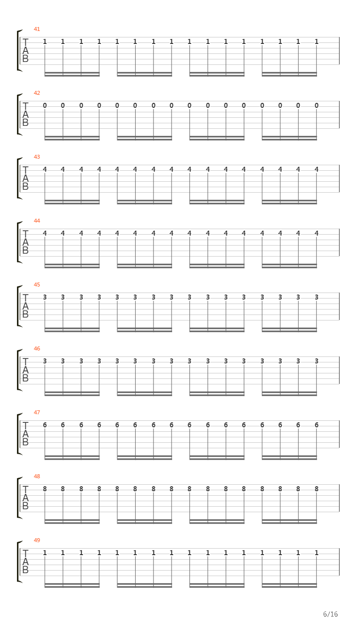 Parallel Universe吉他谱