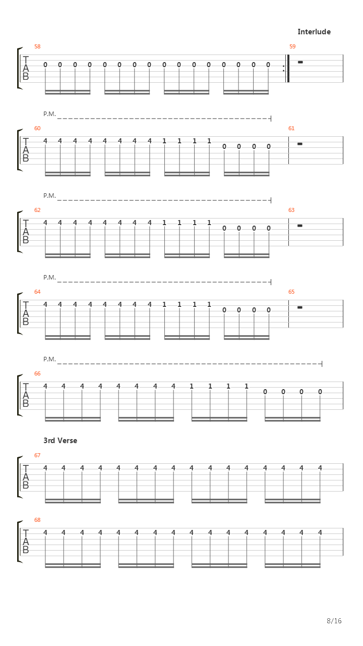 Parallel Universe吉他谱