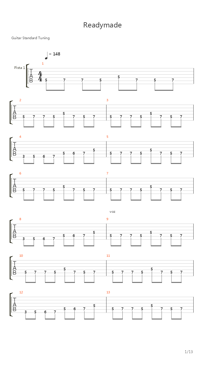 Ready Made吉他谱