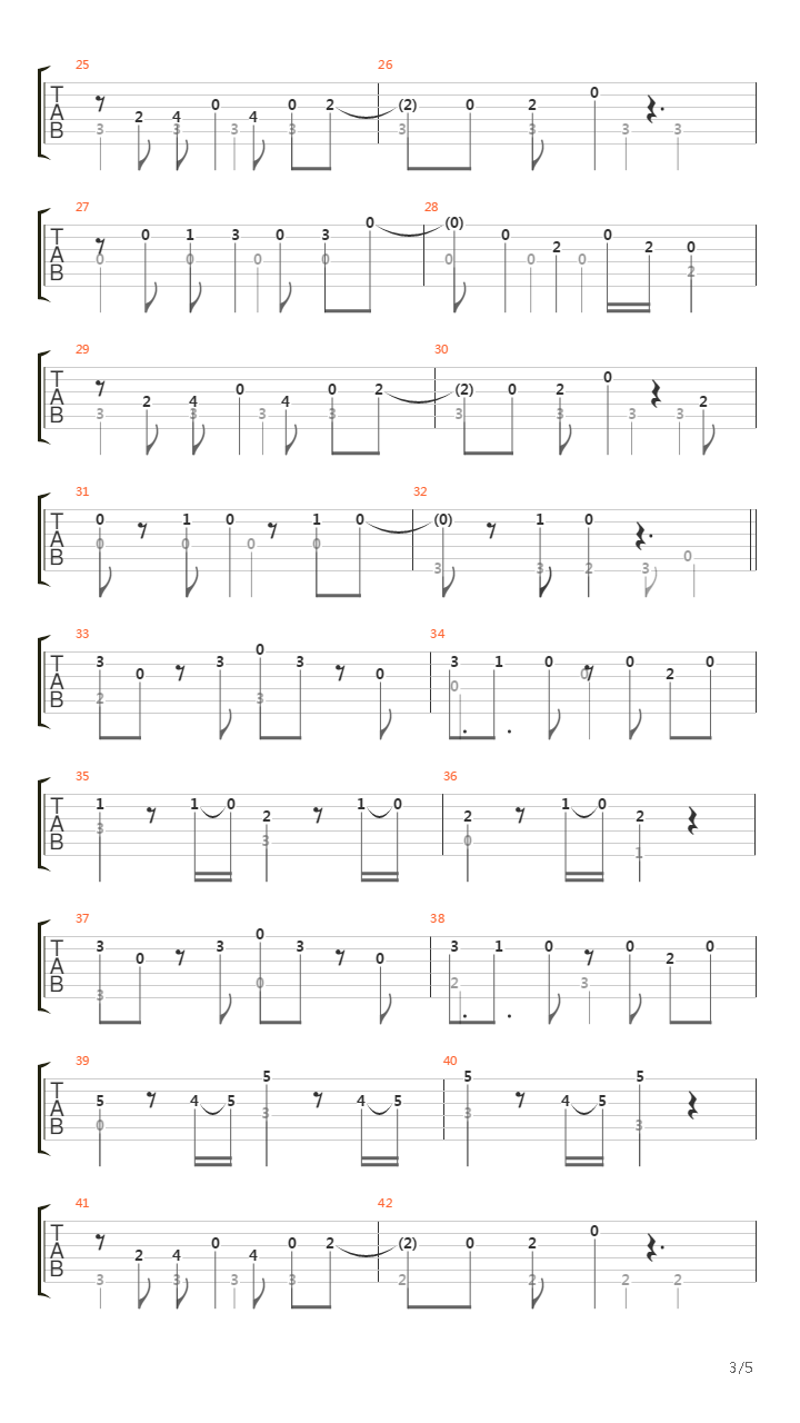 Cave Story(洞窟物语) - On to Grasstown吉他谱