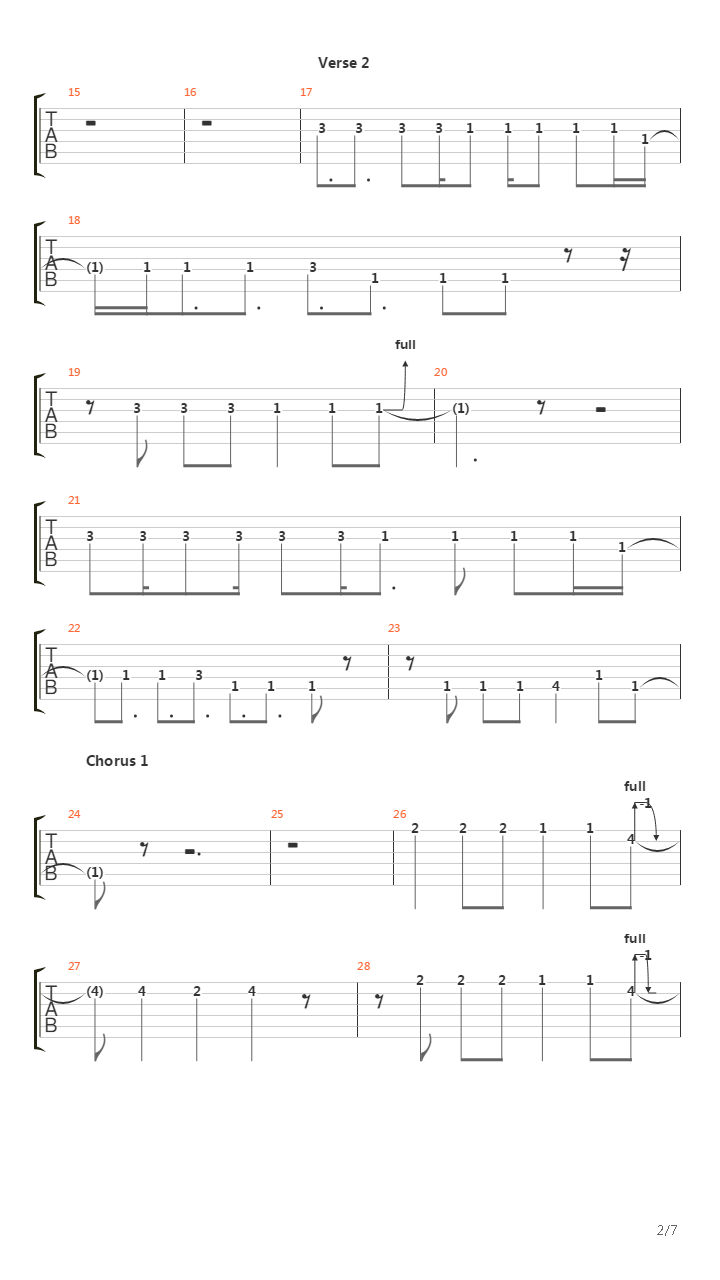 Slow Cheetah(11)吉他谱