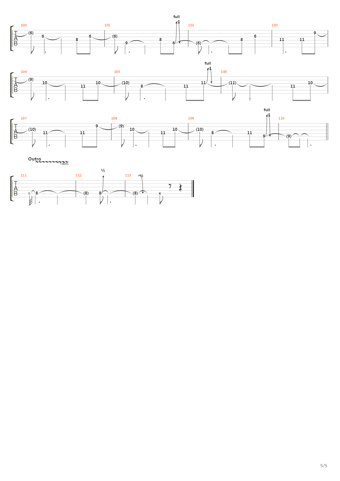 Torture Me吉他谱