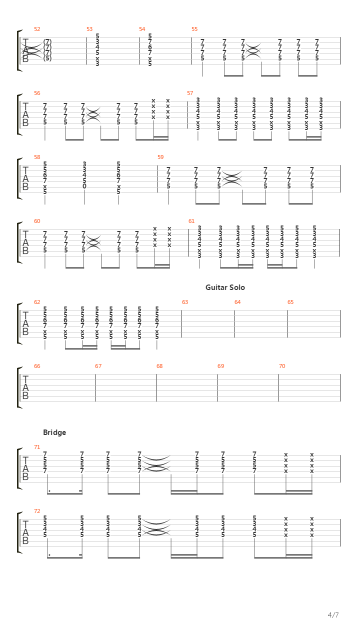 The Zephyr Song吉他谱