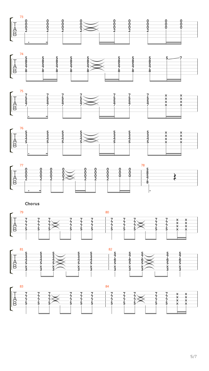 The Zephyr Song吉他谱