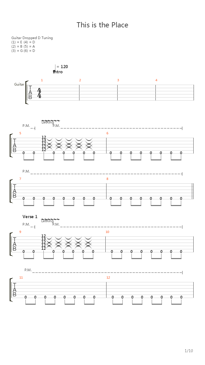 This Is The Place吉他谱