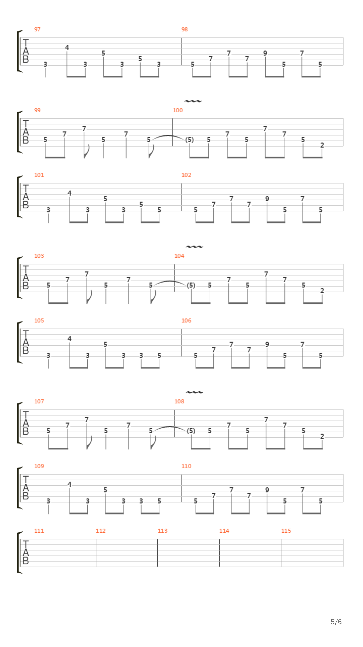 The Zephyr Song吉他谱