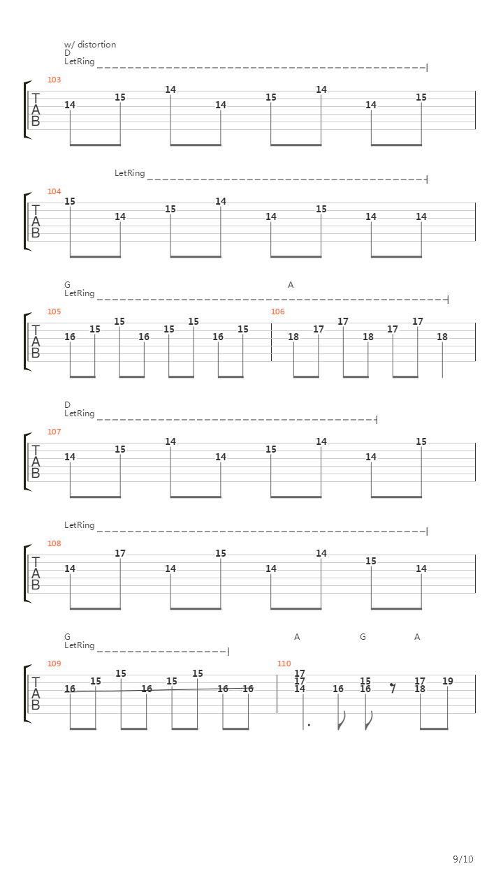 The Zephyr Song吉他谱