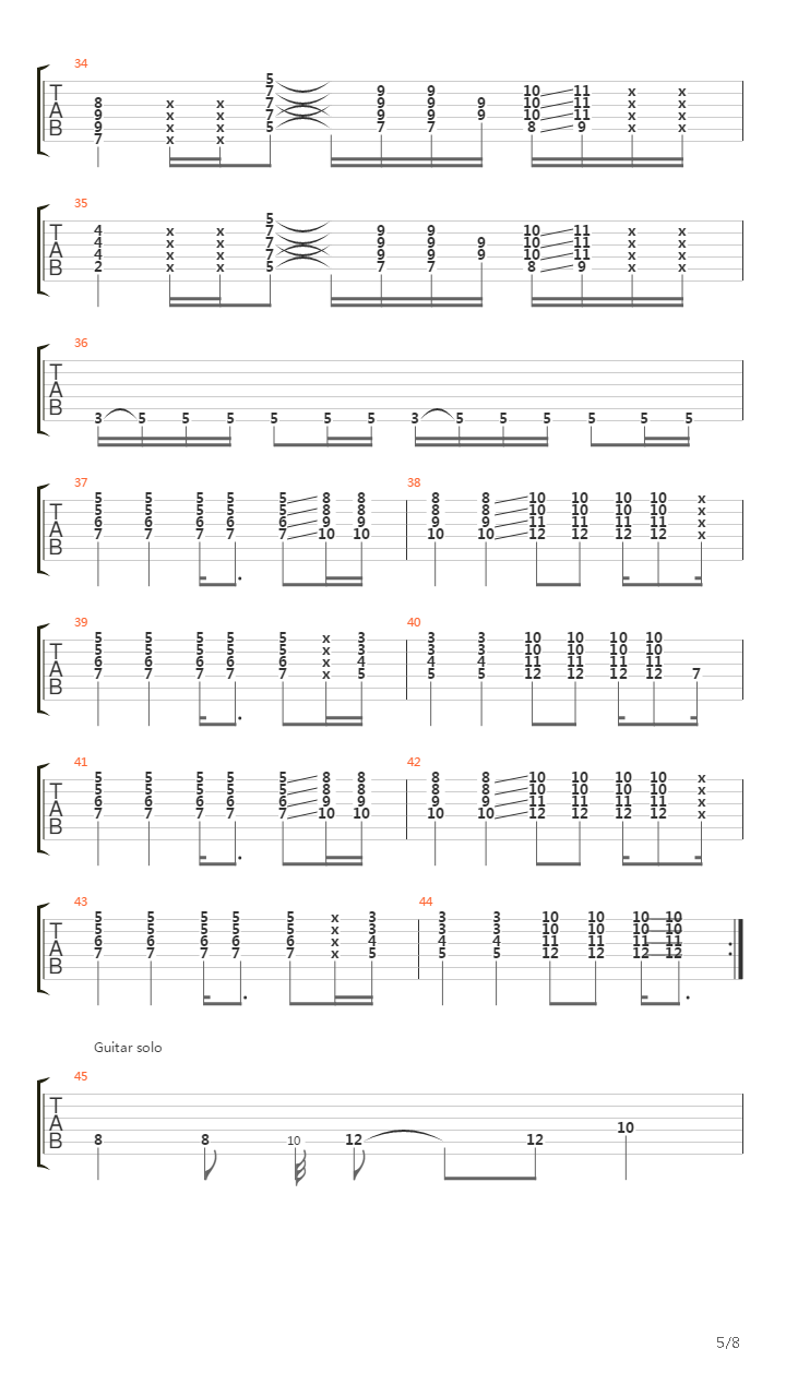 The Greeting Song吉他谱