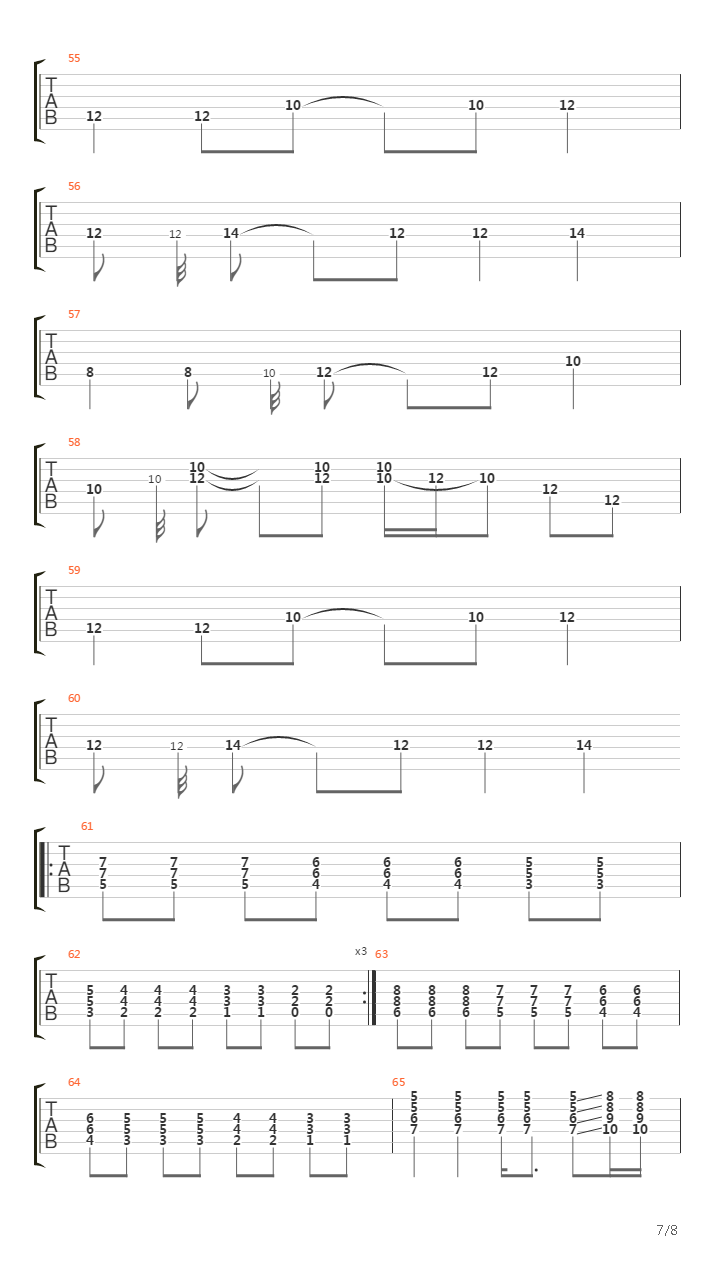 The Greeting Song吉他谱