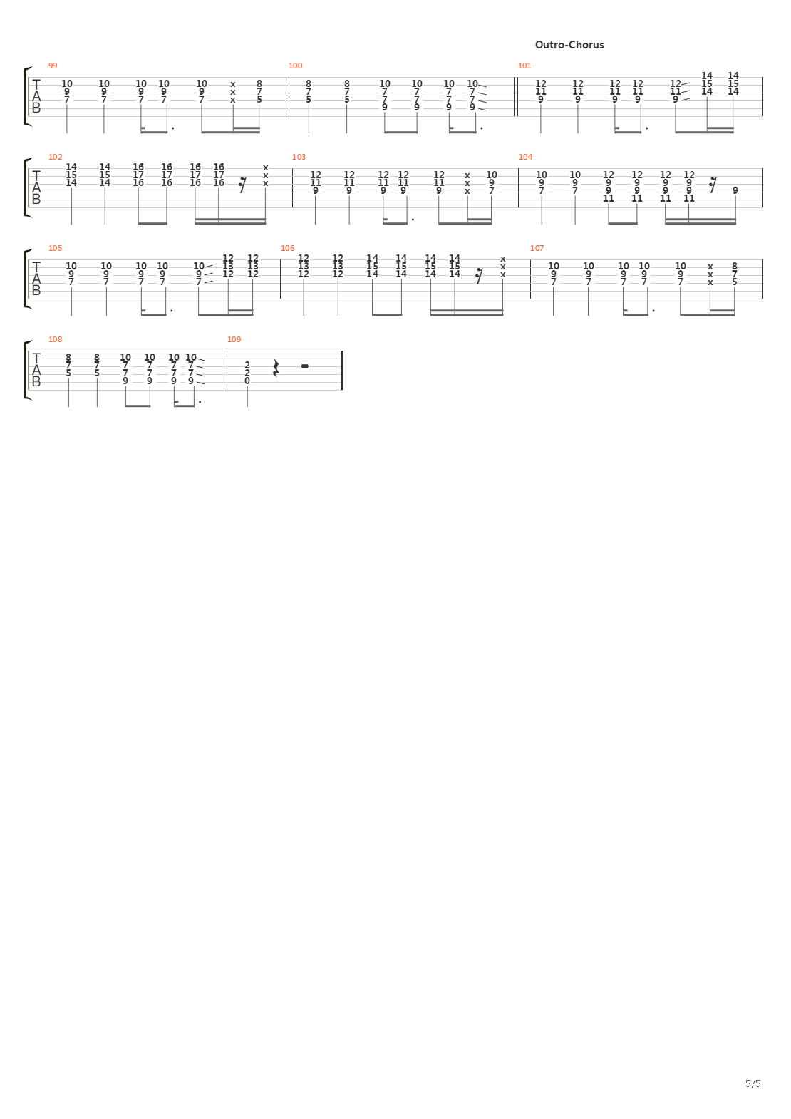 The Greeting Song吉他谱