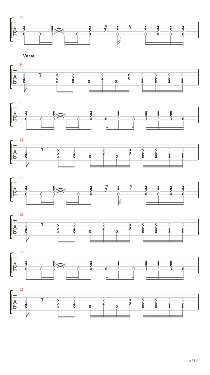 The Greeting Song吉他谱