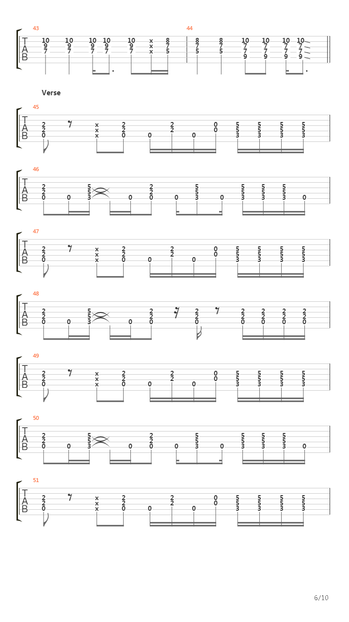 The Greeting Song吉他谱