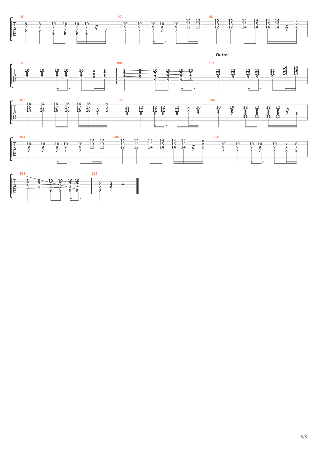 The Greeting Song吉他谱