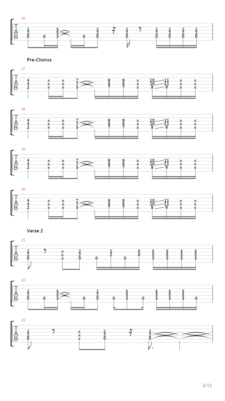 The Greeting Song吉他谱