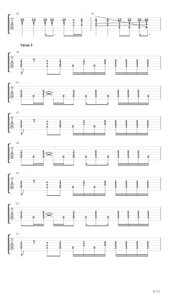 The Greeting Song吉他谱