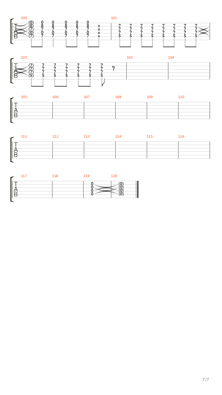 Universally Speaking吉他谱