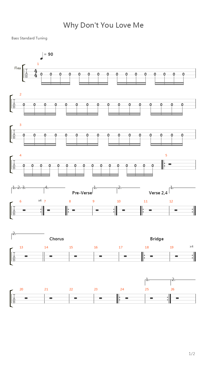 Why Dont You Love Me吉他谱