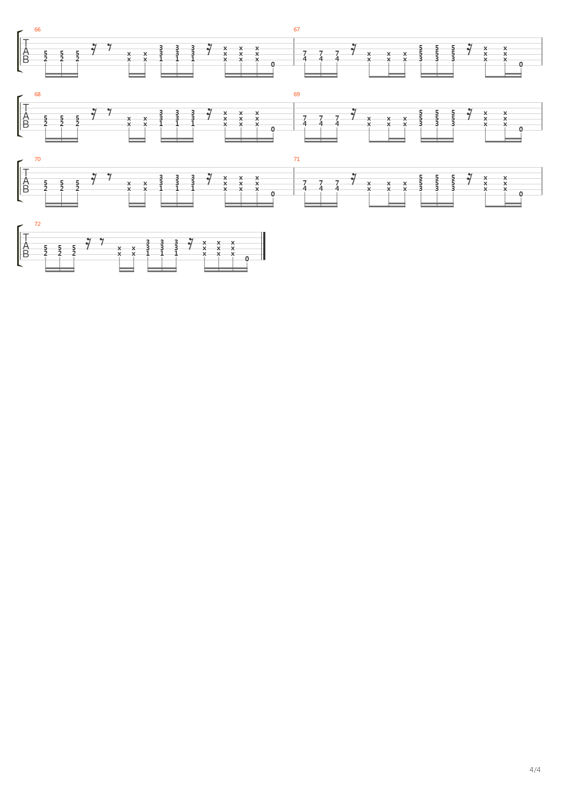 Breaking The Rules吉他谱