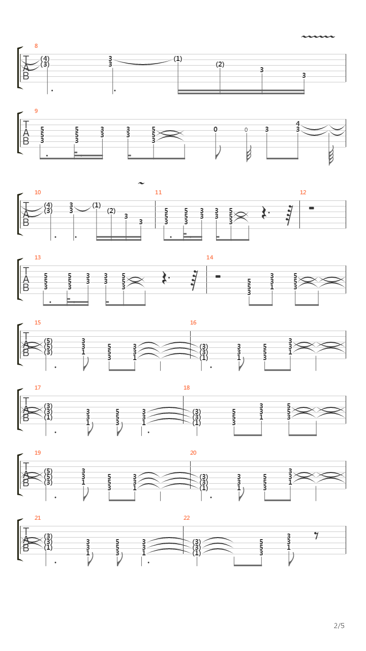 Dt吉他谱