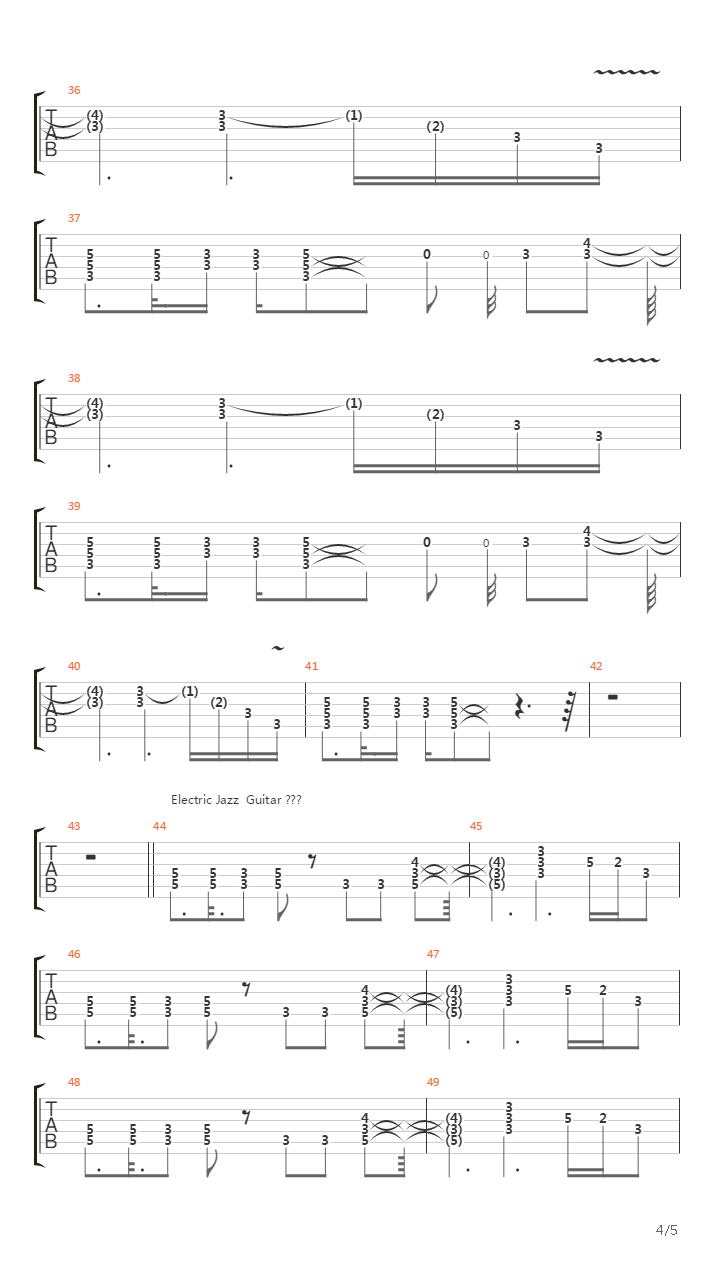 Dt吉他谱