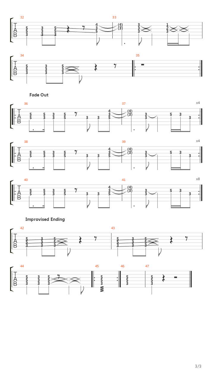 Dt吉他谱