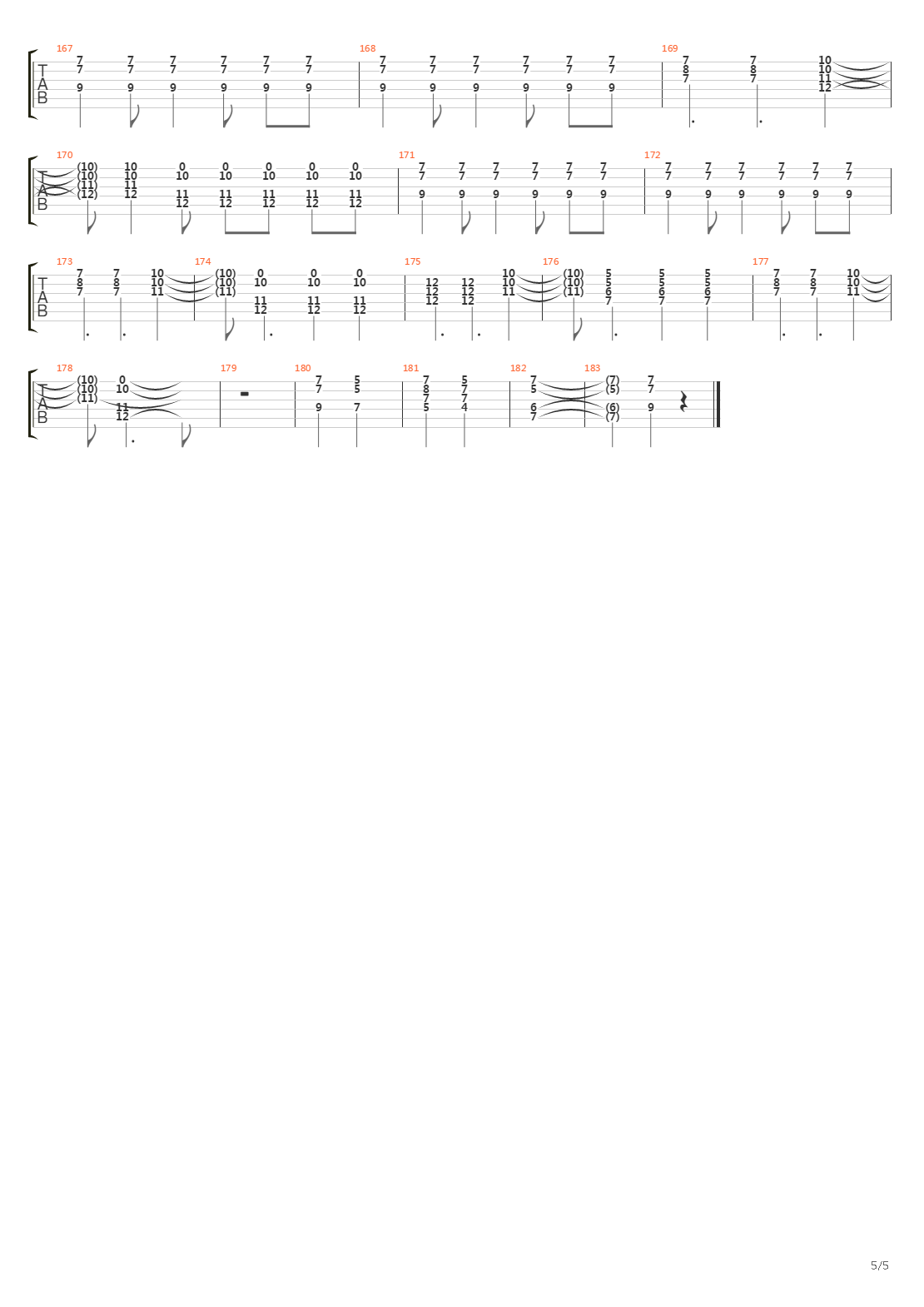 For Those About To Rock吉他谱