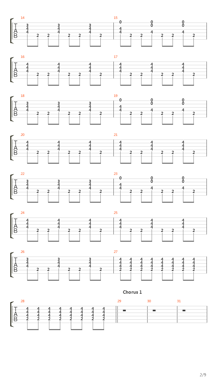 For Those About To Rock吉他谱