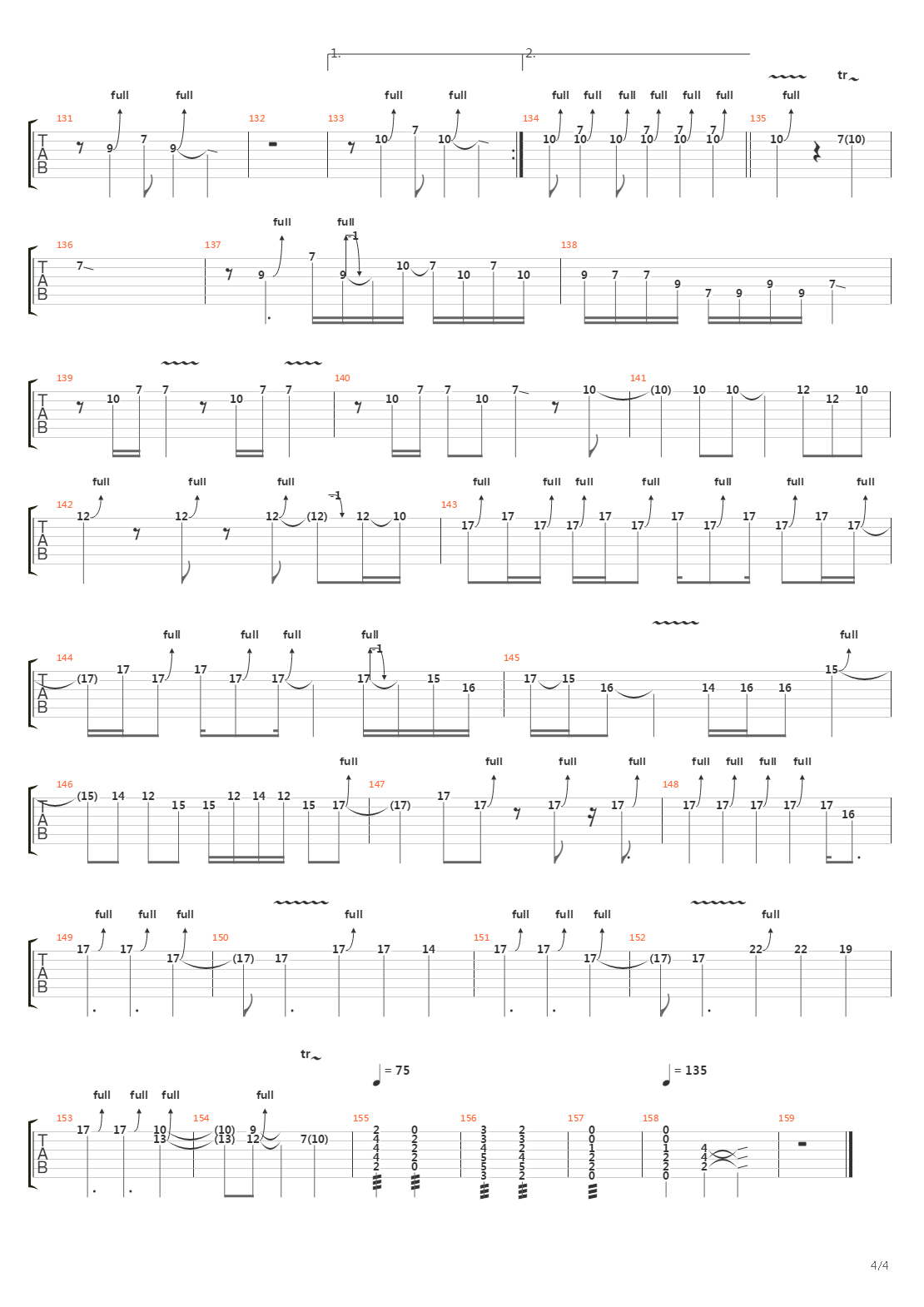 For Those About To Rock吉他谱