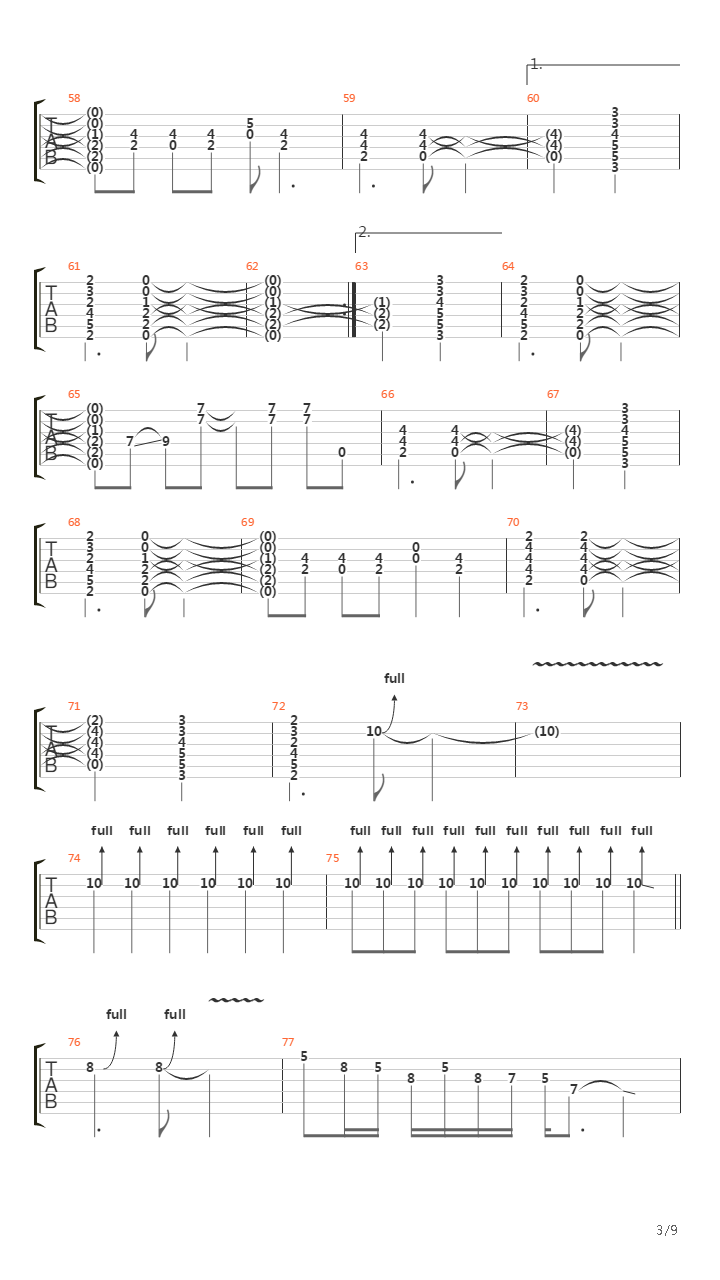 For Those About To Rock吉他谱