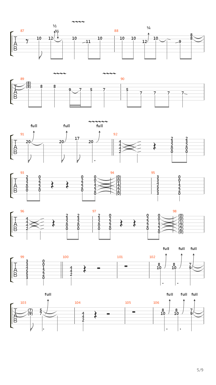 For Those About To Rock吉他谱