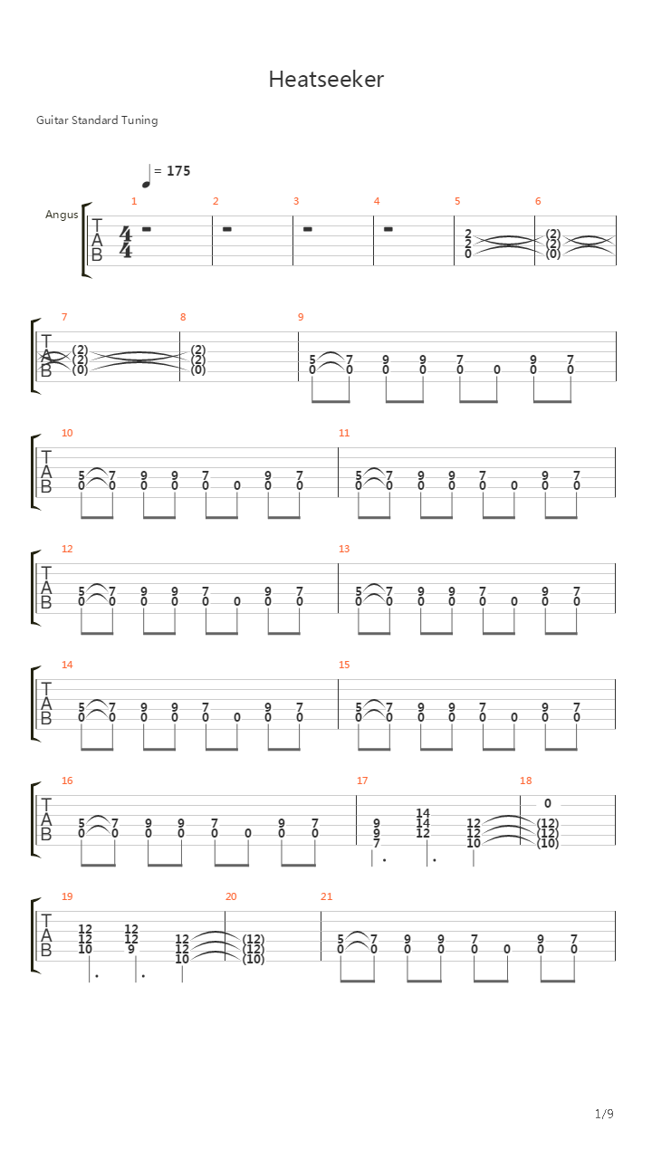 Heatseeker吉他谱