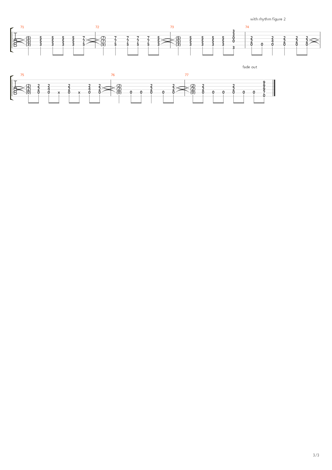 High Voltage吉他谱