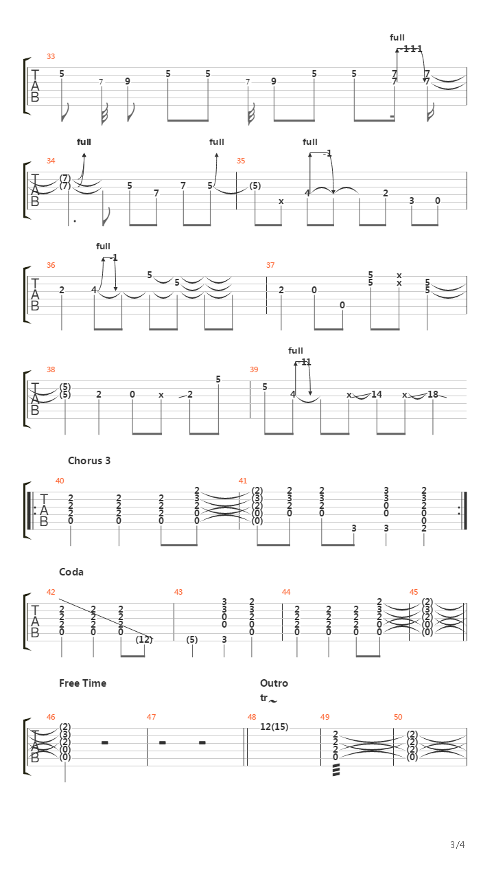 Highway To Hell Live吉他谱