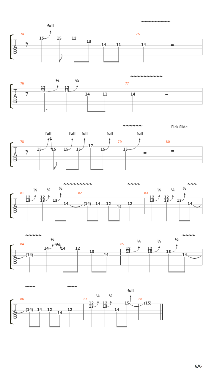 Highway To Hell吉他谱