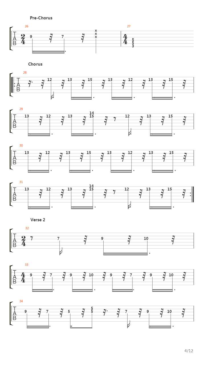 Hold Me Back吉他谱